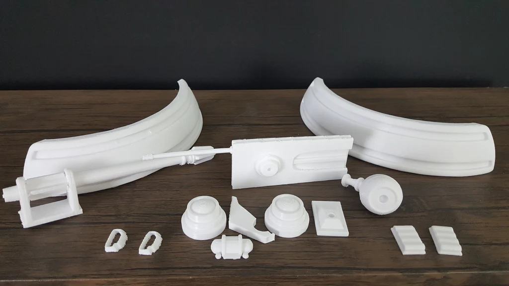 Commander Cody-hjälm alla smådelar