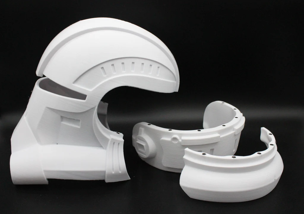 Echo-hjälm bakifrån