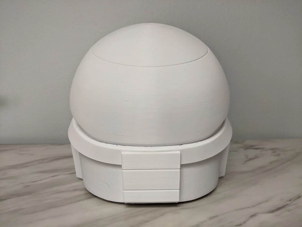 Wrecker-hjälm bakifrån