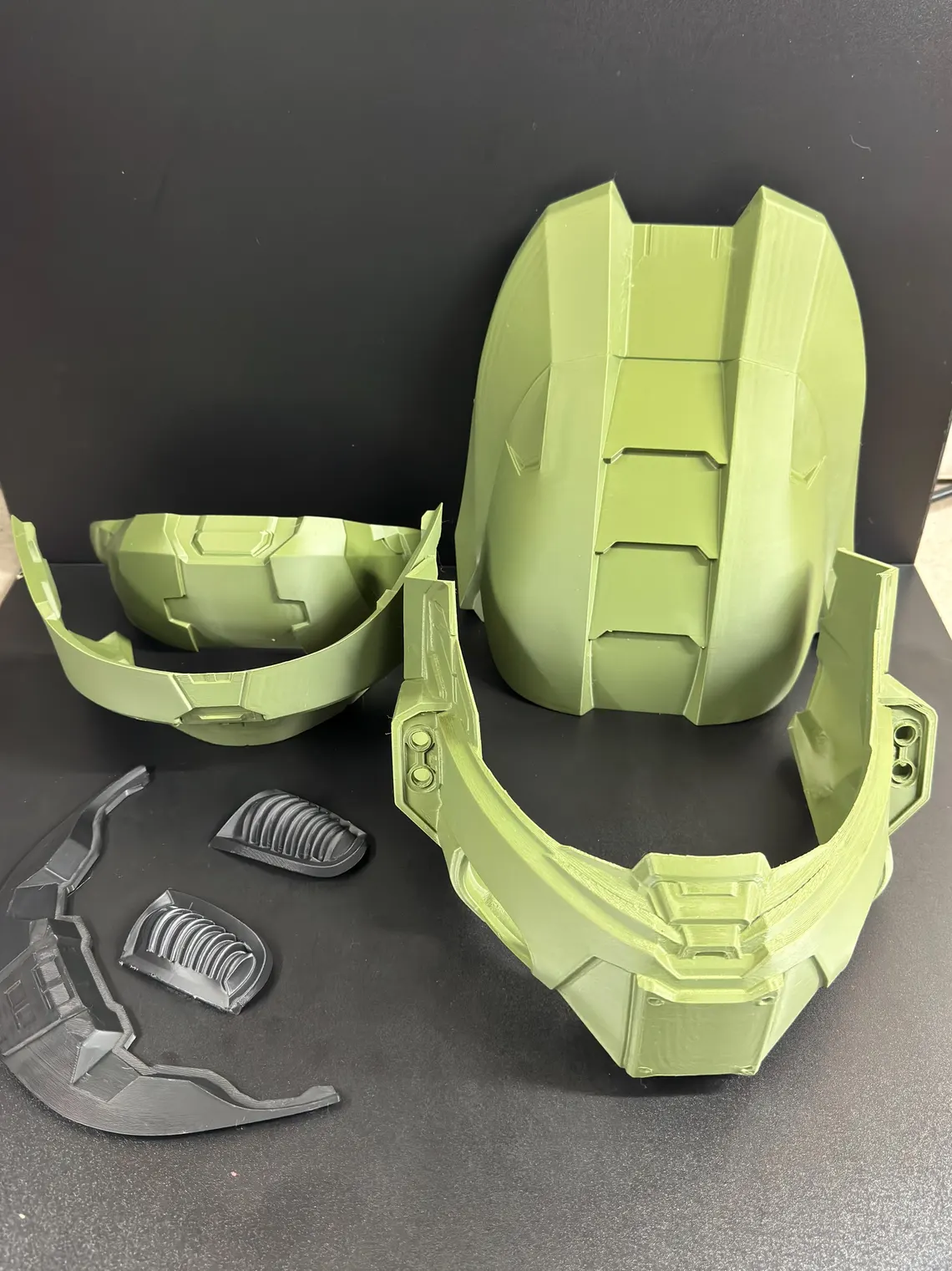 Master Chief Mark VI-hjälm – nedre del med ventdetaljer